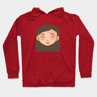 The woman is the same, only the eyes are different Hoodie